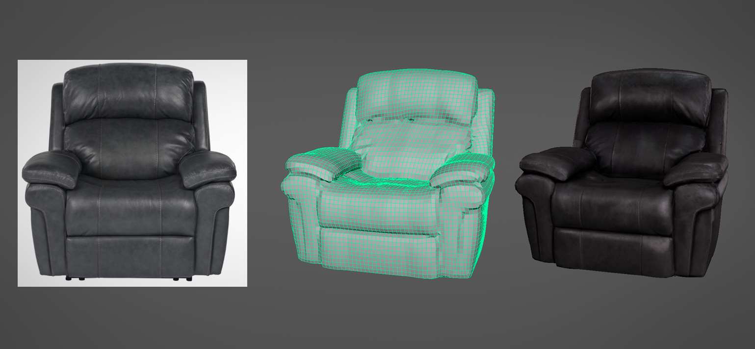 Слева — фото со стока, справа — результат генерации