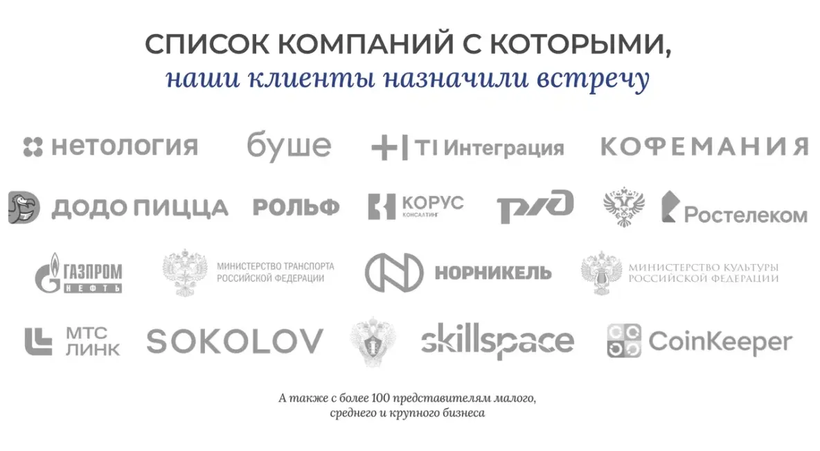 Формула выхода на топов через Сold Outreach: 120+ встреч за 8 месяцев без связей и бюджета - 13 Формула выхода на топов через Сold Outreach: 120+ встреч за 8 месяцев без связей и бюджета - 13