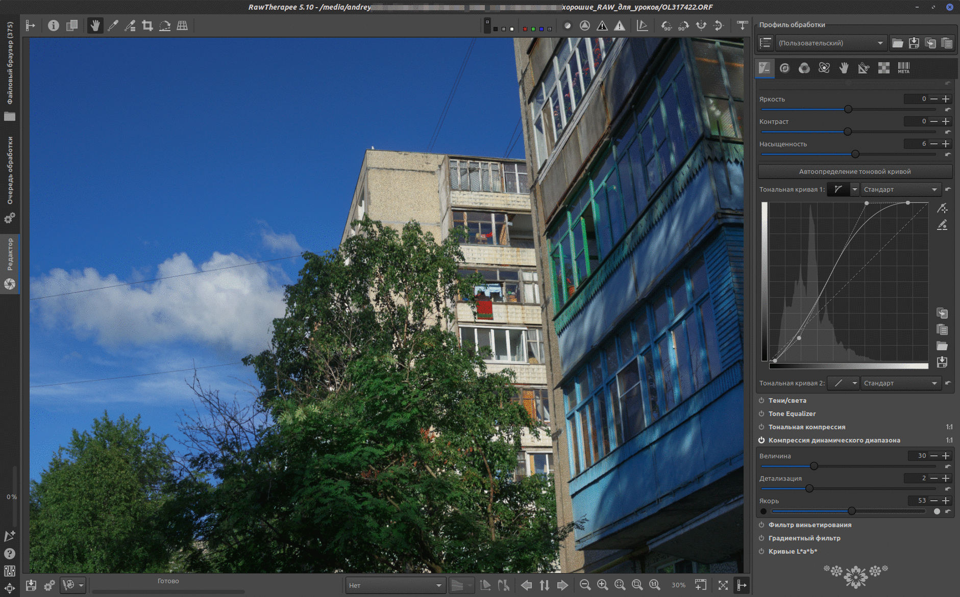 Введение в RawTherapee - 11 Введение в RawTherapee - 11