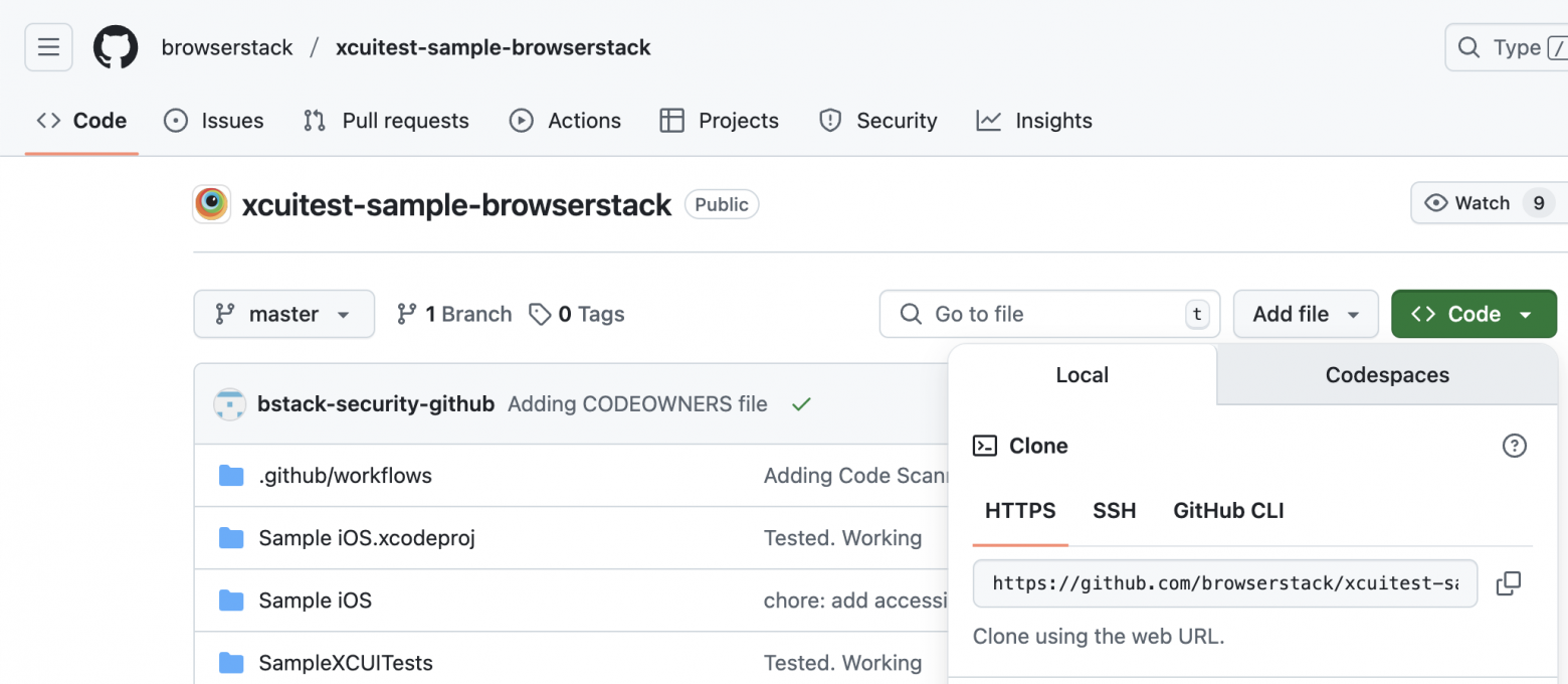 Клонирование проекта