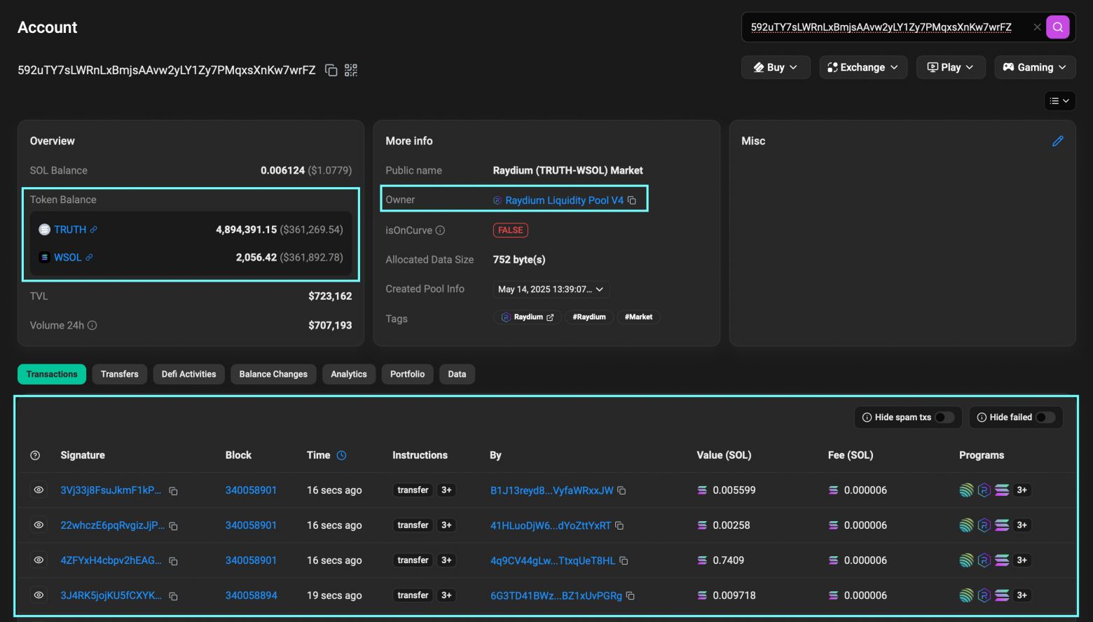 Скам на $700,000 в Solana: как токен с ростом в 4 млрд% обнуляется за секунды - 5 Скам на $700,000 в Solana: как токен с ростом в 4 млрд% обнуляется за секунды - 5
