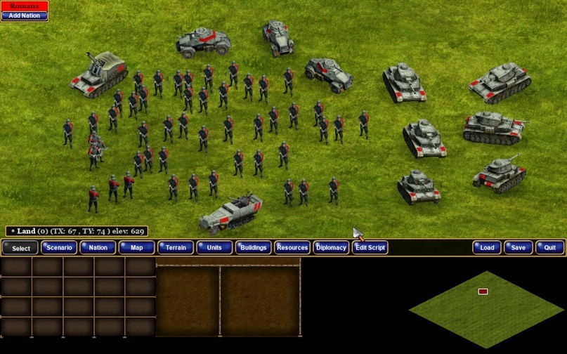 Римляне в Современности. Да, похоже, это четвертые Панцеры и Ганомаги. Нет, я не знаю — почему. Испанцы, кстати, выглядят так же.