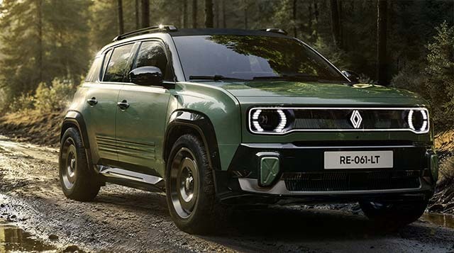 Renault 4 Savane 4x4: стильный, мощный и полностью электрический внедорожник дебютировал на Roland-Garros - 1 Renault 4 Savane 4x4: стильный, мощный и полностью электрический внедорожник дебютировал на Roland-Garros