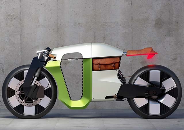 Skoda возрождает футуристический мотоцикл Slavia B и возвращает бренд к истокам