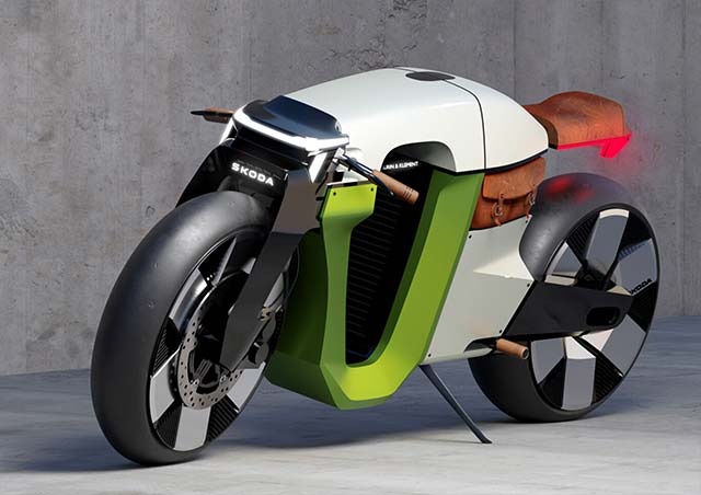Skoda возрождает футуристический мотоцикл Slavia B и возвращает бренд к истокам