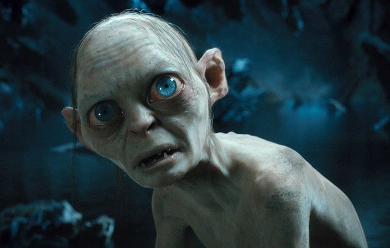 Голлум. Кадр из фильма  «Властелин колец»