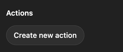 Кнопка действие