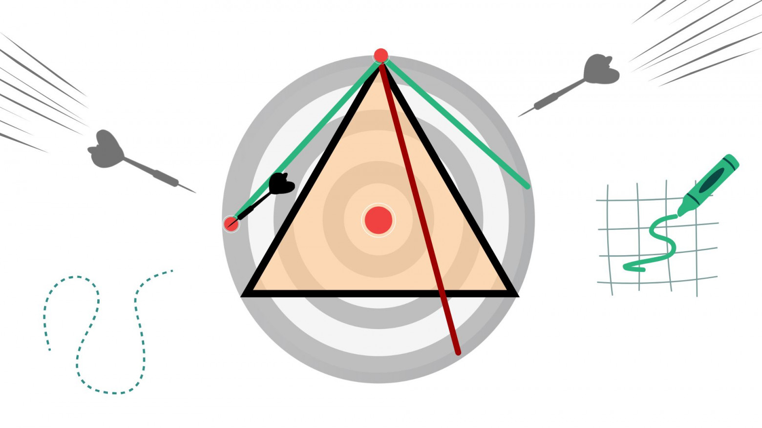 Первый способ выбора хорды