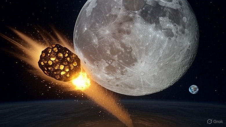 Метеорит ударил с одной стороны Луны &mdash; а магнетизм появился на другой: MIT объяснил, почему некоторые лунные камни обладают аномальным магнетизмом