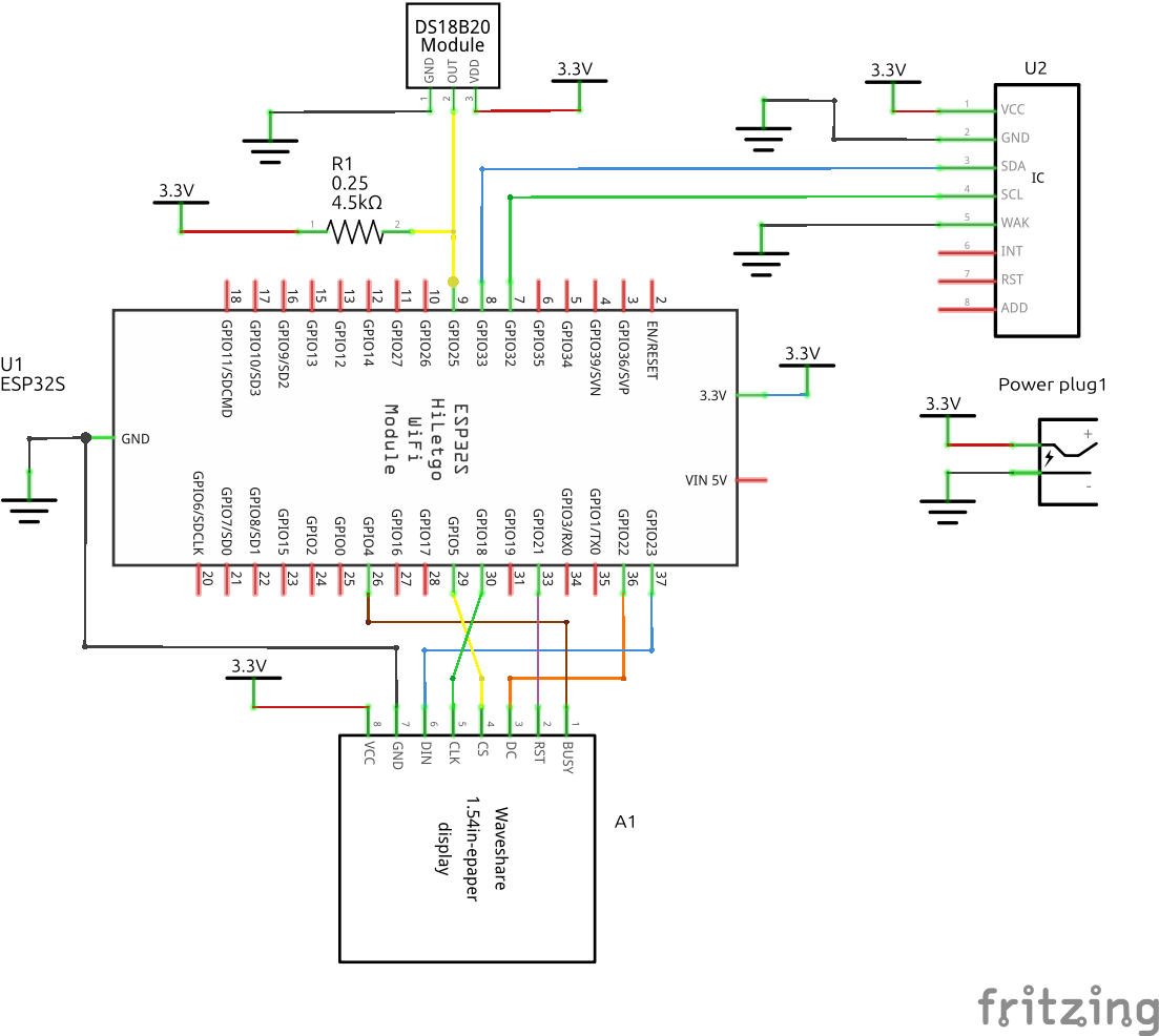 E-paper Arduino термометр на ESP-IDF - 7