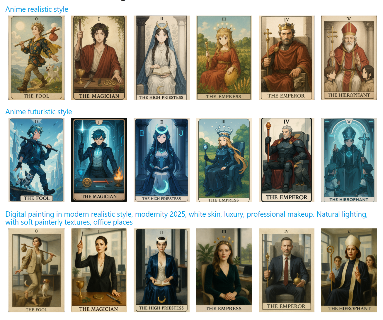 Генерация карт Таро при помощи OpenAI модели GPT-Image-1 - 1