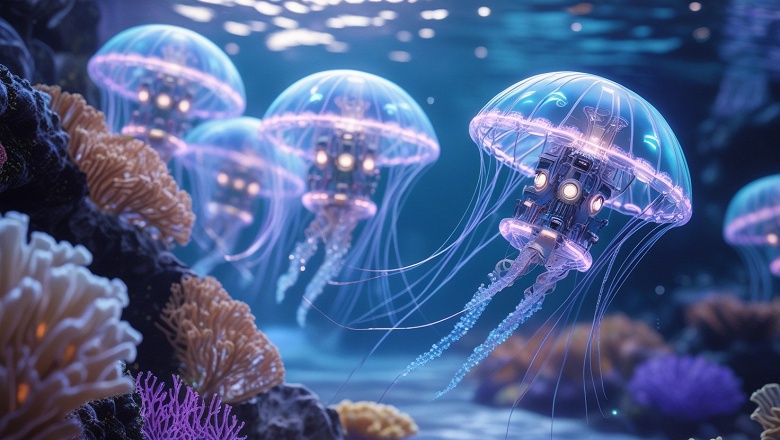 Медузы вместо дронов: учёные синхронизировали стимуляцию с естественным ритмом медуз, создав систему для мониторинга микропластика и климата