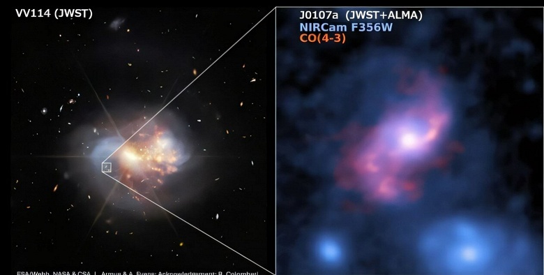 В ранней Вселенной закрутилась барная спираль, в которой новые звезды рождаются в 300 раз быстрее, чем в нашей галактике Млечный Путь