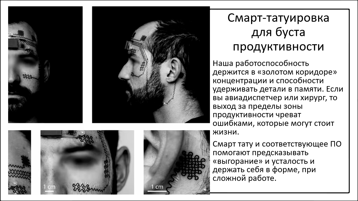 Смарт-татуировка на лице анализирует работу мозга - 1