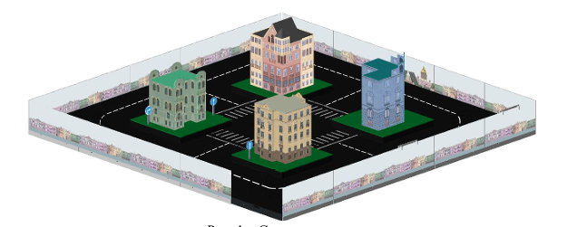 полигон испытания "Движение по городу"