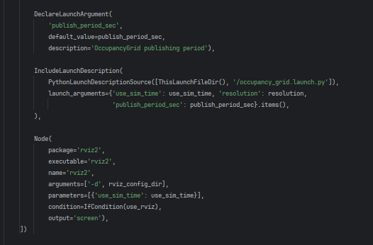 код запуска пакета turtlebot3_cartographer