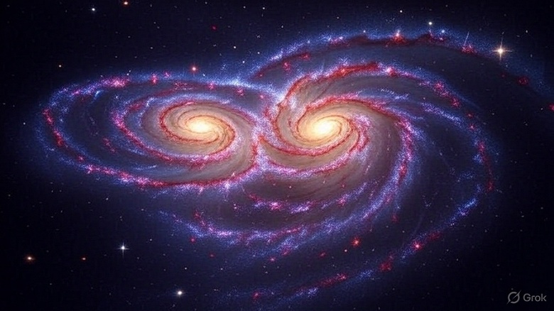 Астрономы пересчитали сценарий столкновения Млечного Пути и Андромеды: вероятность галактической катастрофы в ближайшие 5 миллиардов лет очень мала