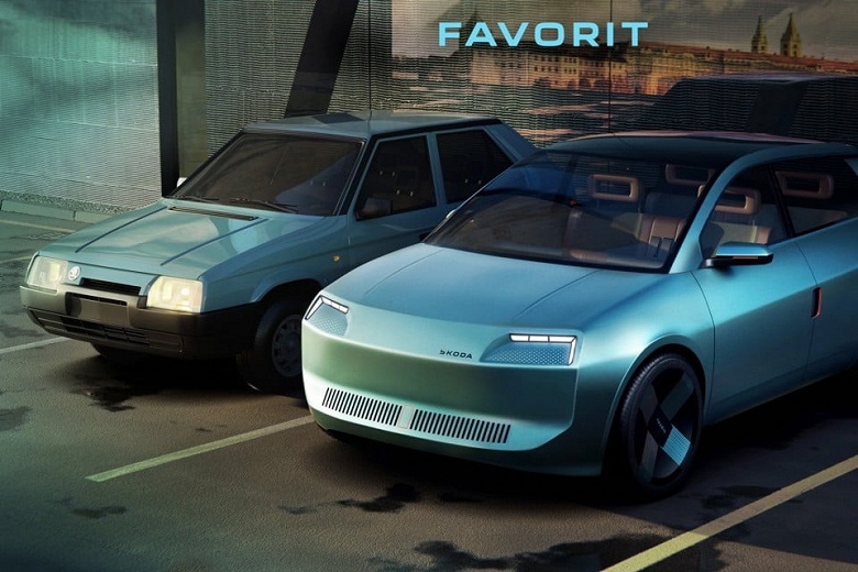 Из-за &laquo;железного занавеса&raquo; к электрическому будущему: Skoda представила футуристический концепт легендарной модели Favorit