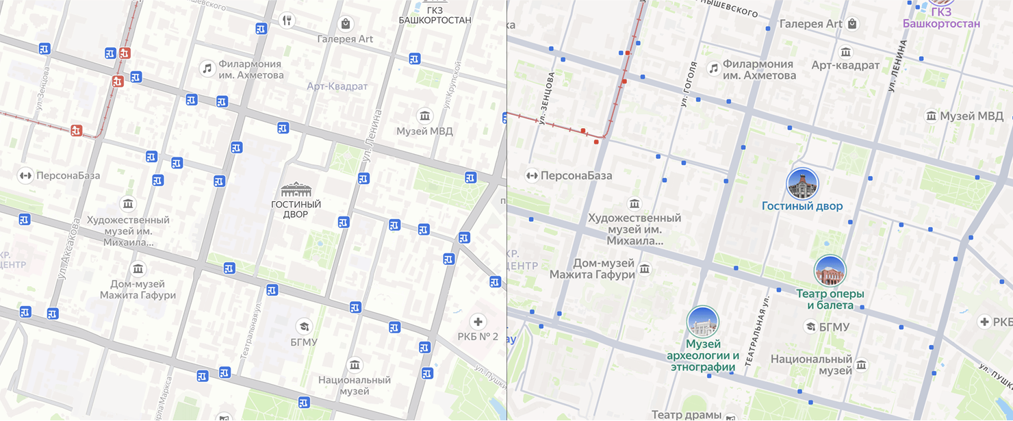 Изобилие одинаковых детализированных иконок создаёт визуальный шум
