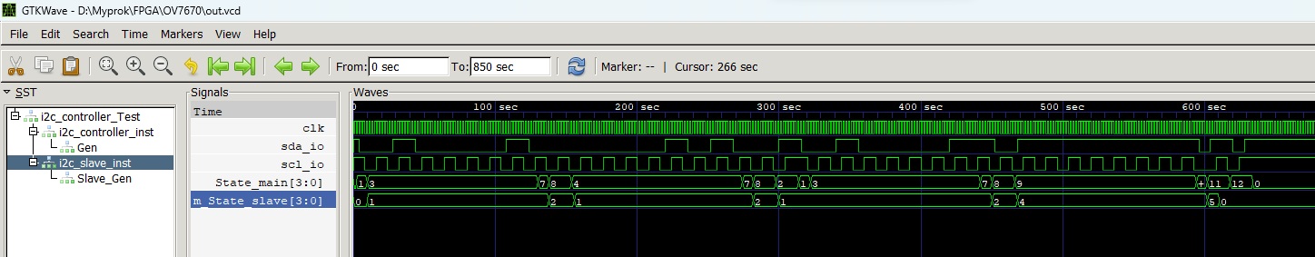 Написание i2c контроллера для FPGA и подключение камер ov7670 и ov2640 - 3 Написание i2c контроллера для FPGA и подключение камер ov7670 и ov2640 - 3