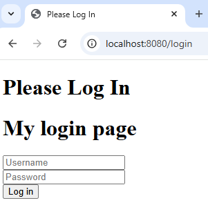 Создание form login с помощью Spring Security 6 - 1