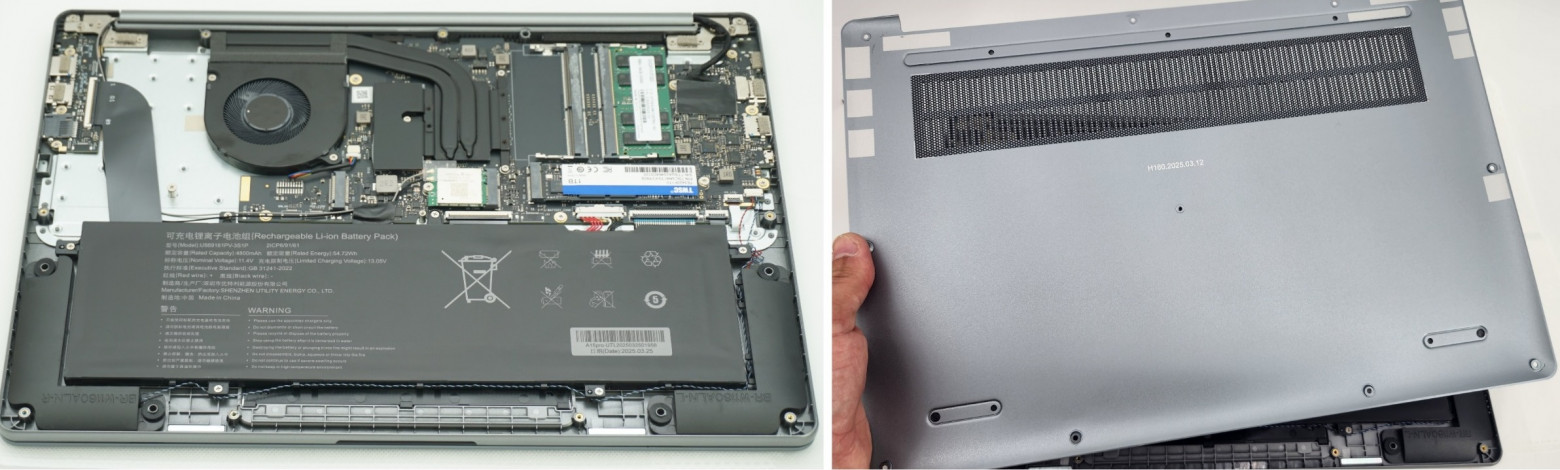 Что внутри офисного ноутбука Ninkear A15 Pro? Разборка и тест модели на базе AMD Ryzen 5-7430U (версия 2025) - 25