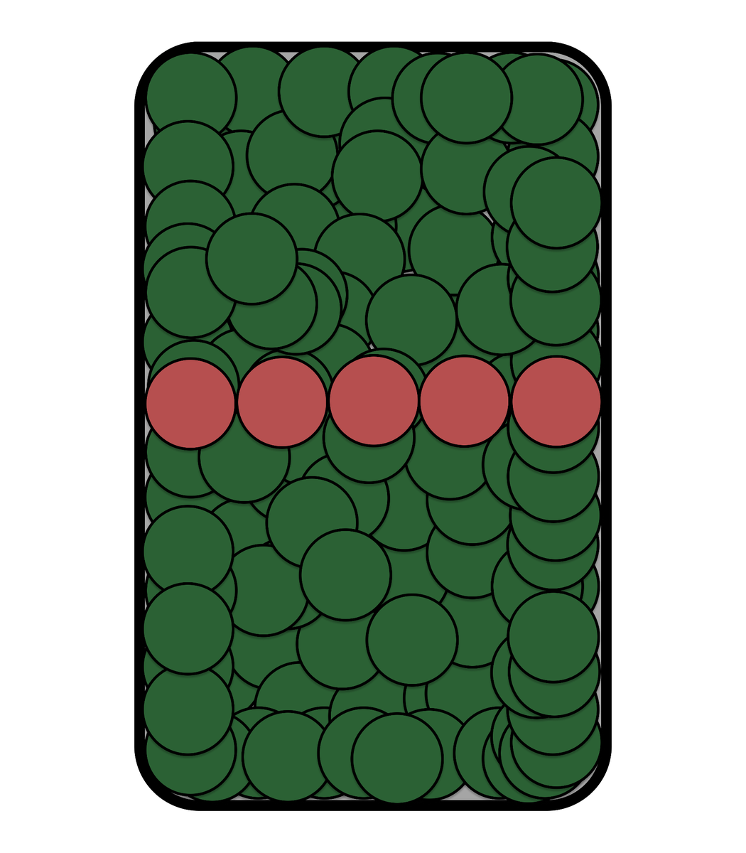 Подбор фракции под ширину окна трафарета