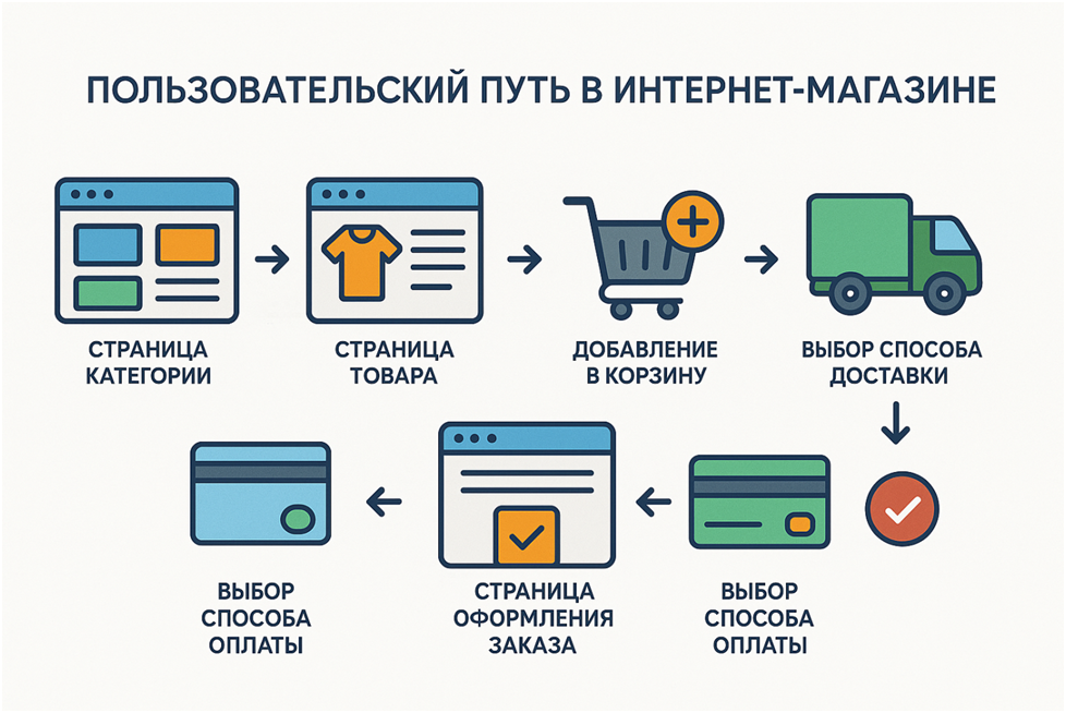 Путь пользователя в интернет-магазине