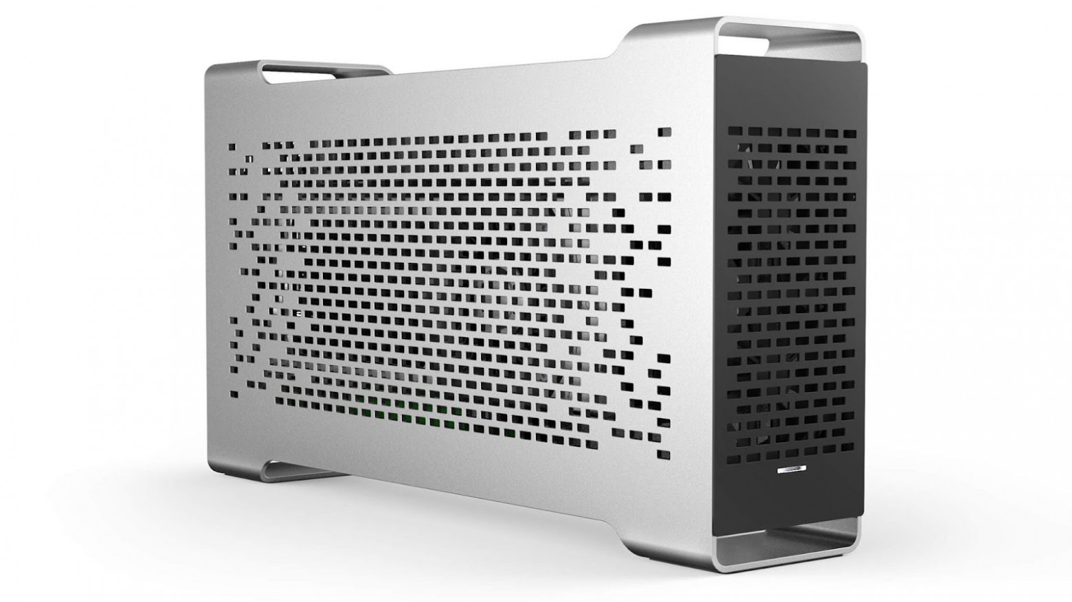 Корпус — экструдированный алюминий. Передняя и задняя стенки — листовой металл