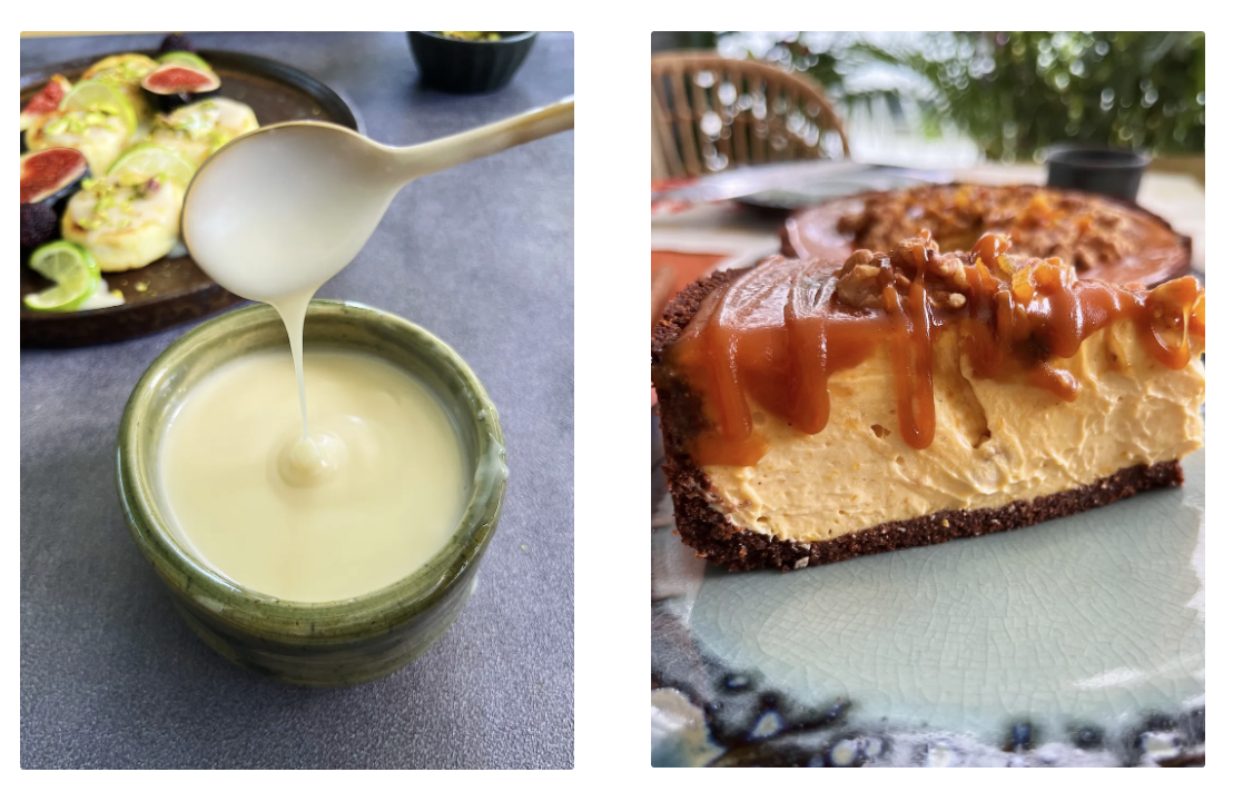 Кокосовая сгущенка и карамель на аллюлозе