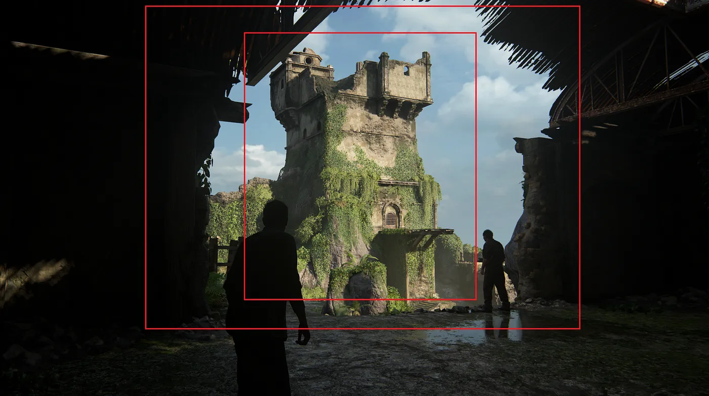 Пример фрейминга в Uncharted 4. Источник