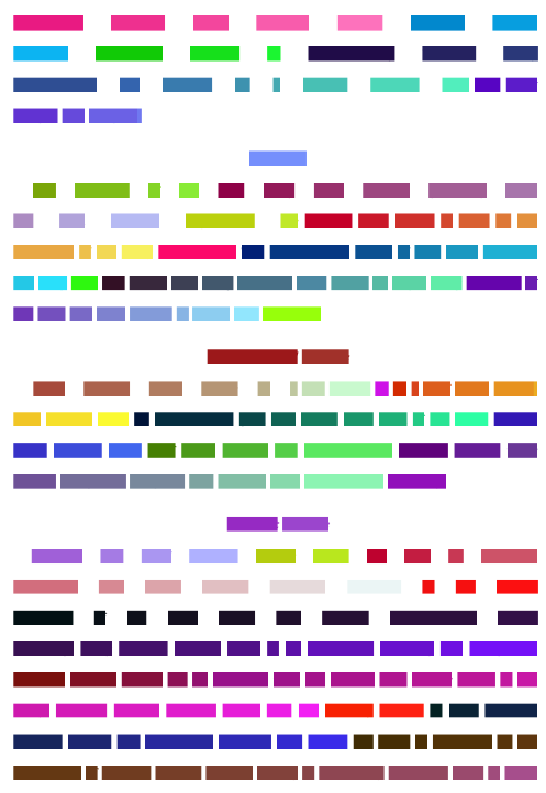 Пример документа с закрашенными словами