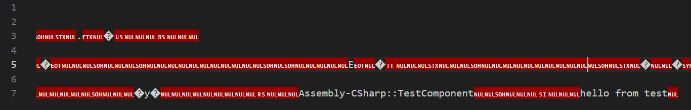 Пример содержания файла в формате Binary
