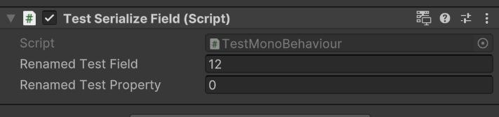 Состояние скрипта после переименования полей