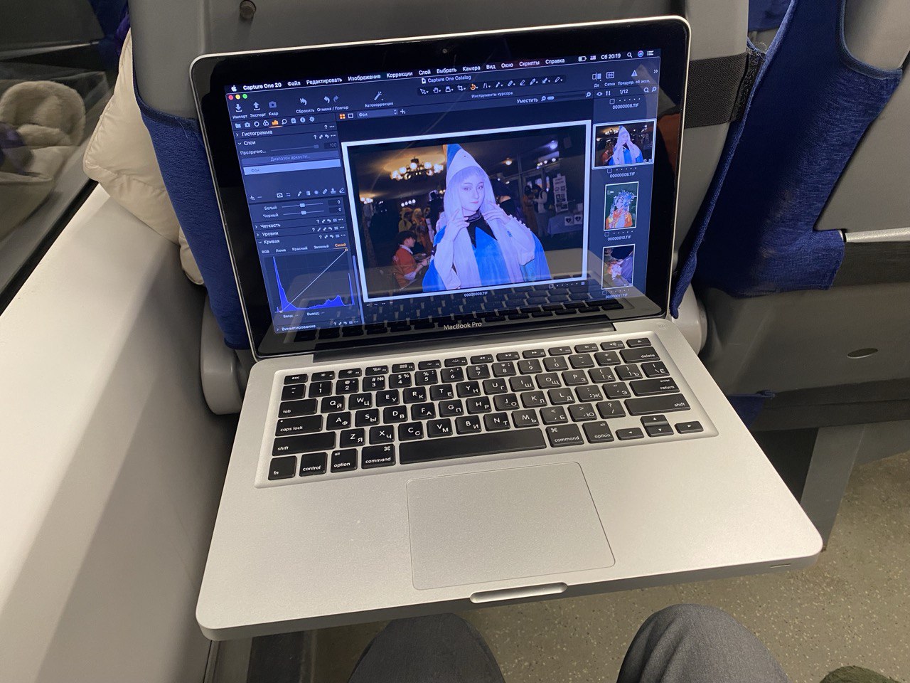 Capture One я и на домашнем ПК использую вместо Lightroom, так что привыкать не пришлось