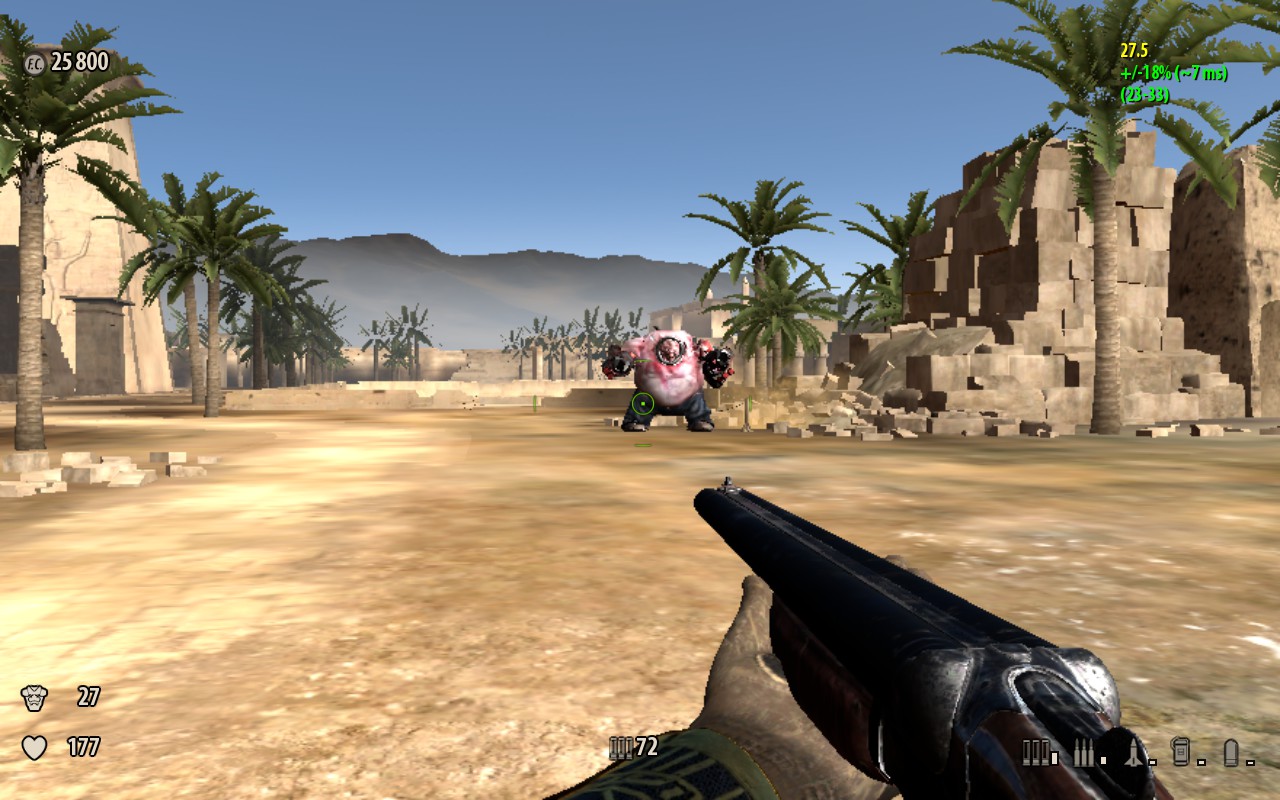 В реальности, тут мыльная картинка и фреймрейт около 10-20 кадров в секунду