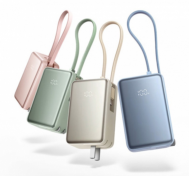 Xiaomi с аккумулятором 5000 мАч, 33-ваттной зарядкой и встроенной вилкой &mdash; всего 23 доллара. Мобильный аккумулятор Xiaomi 3-in-1 Power Bank 5000 33W поступил в продажу