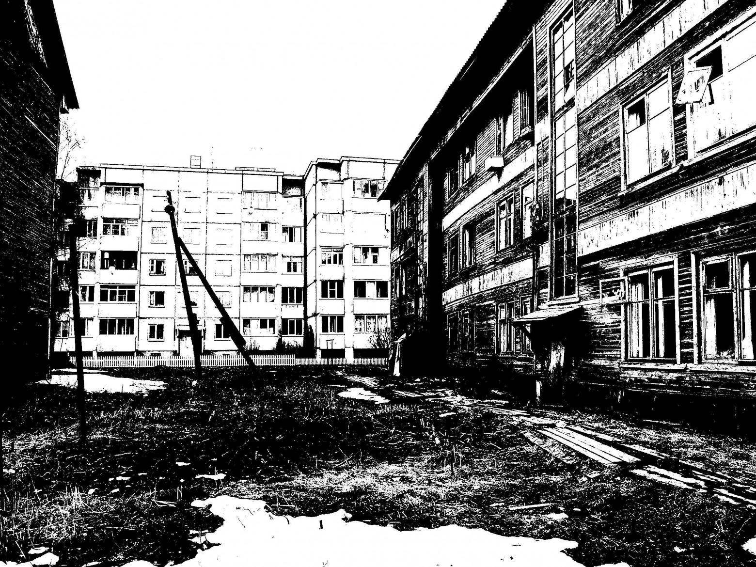 Цифровая чёрно-белая фотография - 20