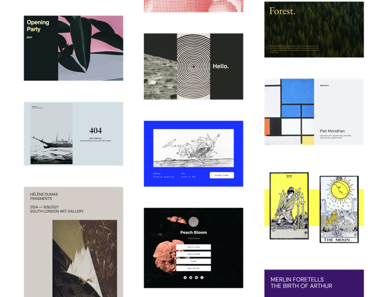 Готовые паттерны блоков