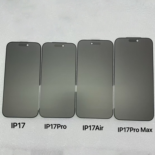 Чем iPhone 17 Air будет отличаться от iPhone 17, iPhone 17 Pro и iPhone 17 Pro Max, показали на живом фото защитных экранов