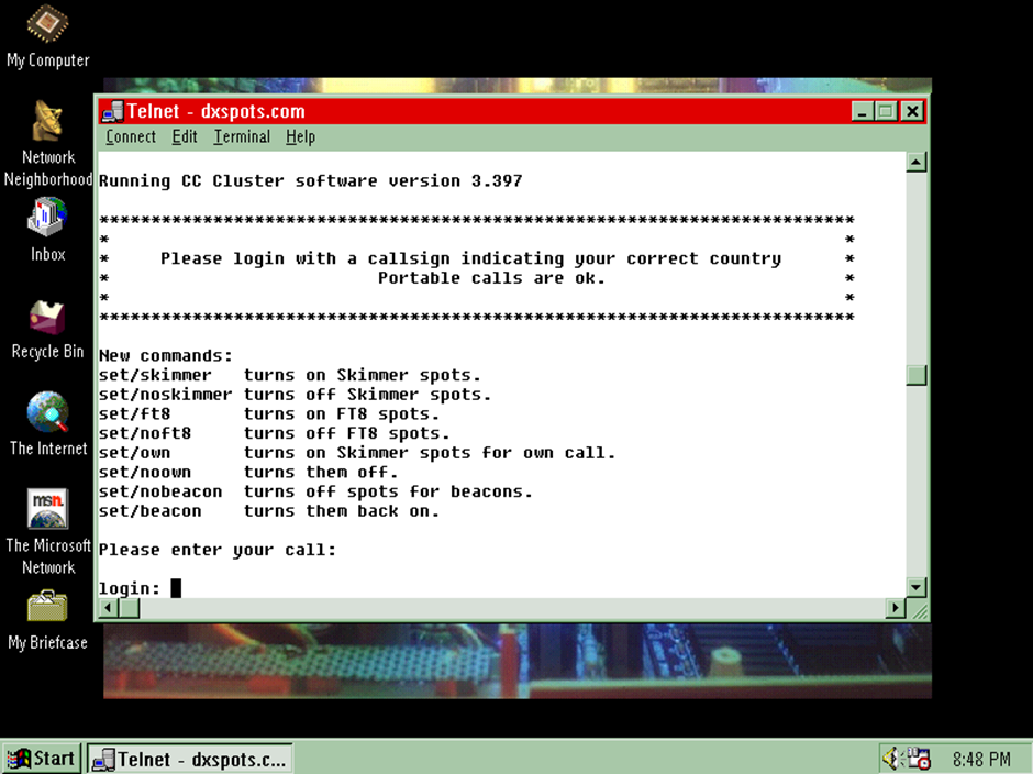Что такое DX-кластер и при чем тут Telnet - 8 Что такое DX-кластер и при чем тут Telnet - 8