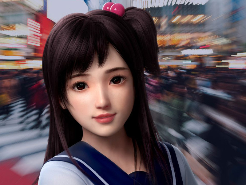 Сяоайс — текстовый проект, но официальные визуализации у неё были