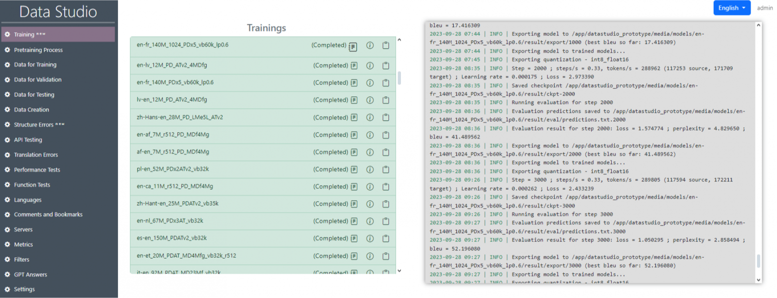 Улучшение качества перевода