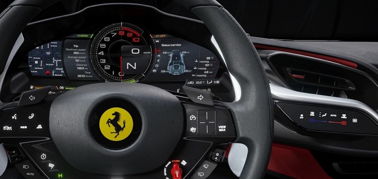 Решение заменить физические кнопки на рулевом колесе сенсорными было ошибочным — это признали в Ferrari - 1 Решение заменить физические кнопки на рулевом колесе сенсорными было ошибочным — это признали в Ferrari