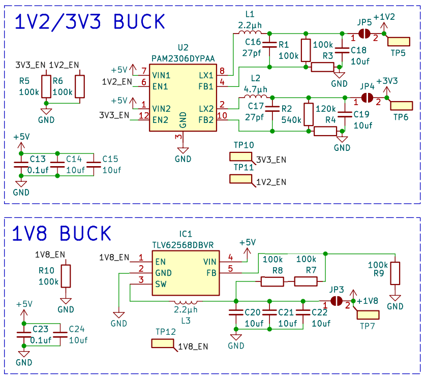 Запускаем MIPI DSI экраны от смартфонов. Разработка схемы основной платы. Часть 2. Система питания - 26