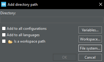 Жмем на File system
