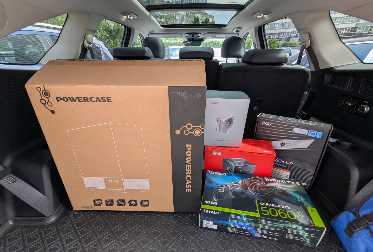 Готовая сборка едет домой в Перми