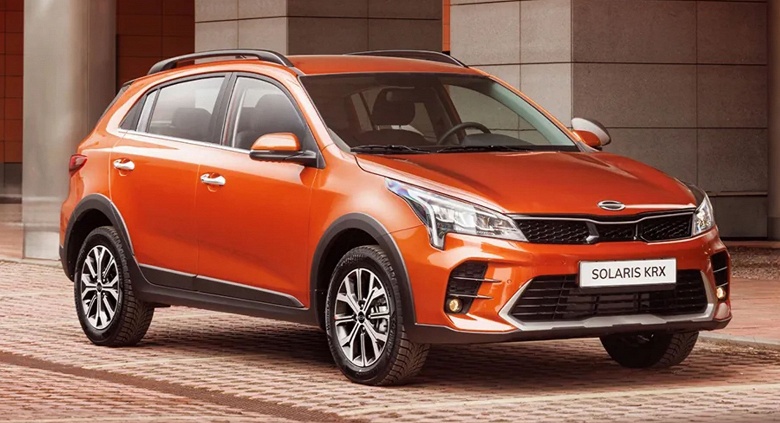 Solaris KRX (Kia Rio X-Line российской сборки) вошел в топ-3 самых популярных хетчбэков в России. Лучше него продается только Lada Granta