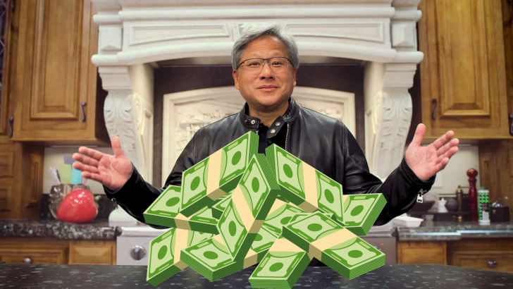 У Дженсена Хуанга праздник: Nvidia стала первой в истории компанией с рыночной капитализацией 4 триллиона долларов